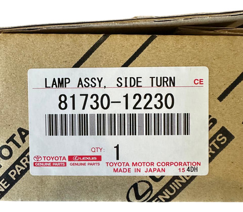 Luz De Giro Espejo Der Toyota Corolla 09-14 Original Nuevo!! Plateado