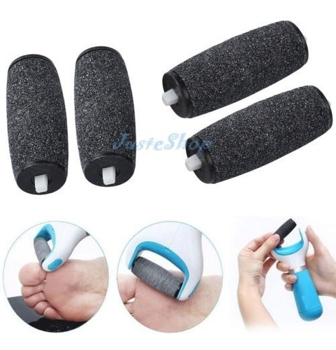 4pcs Rellenar Repuesto Duro La Piel Remover Rodillos Extra G