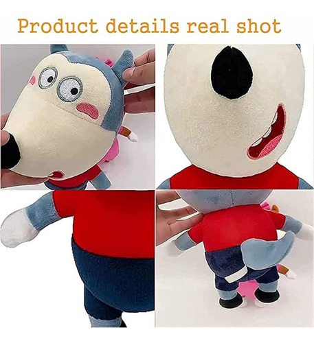 4.11 Juguetes De Peluche Wolfoo De Dibujos Animados De 30