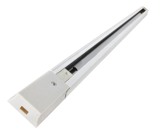 Pack 3 Focos Luz Neutra Con Riel Blanco 1mt Para Cielo/techo