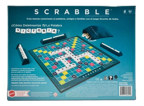Juego De Mesa Scrabble Original Mattel