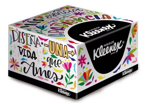 Kleenera Nogal decoración para caja de pañuelos kleenex