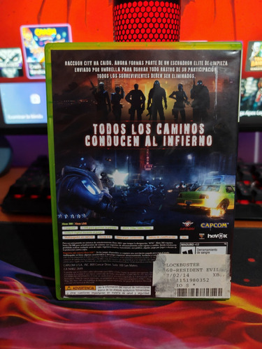 Resident Evil Operation Racoon City Xbox 360 (Reacondicionado)