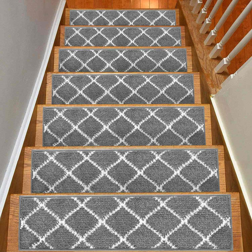 Sunexinlo Peldaño Escalera Para Madera 15 Alfombra Interior