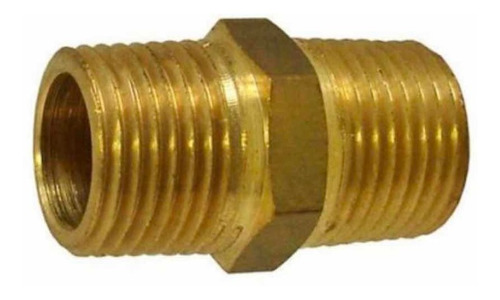 União Niple 1/2 Npt X 1/2npt Latão