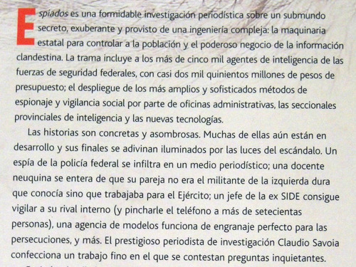 Savoia Espiados Cómo Controla El Gobierno A Los Argentinos 