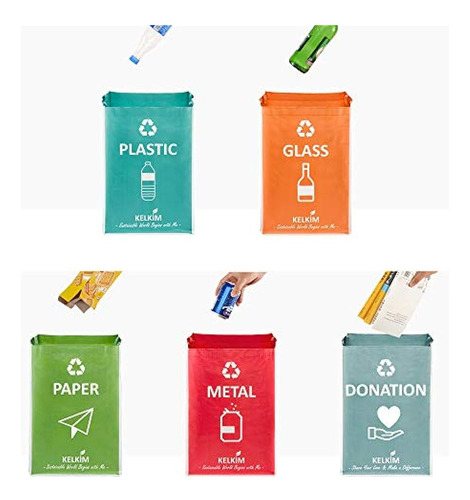 Bolsas De Basura De Reciclaje Bolsa De Donación Para Oficina