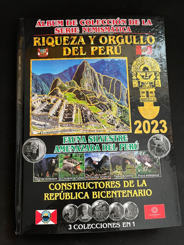 Album De Coleccion  De La Serie Numismatica Del Peru