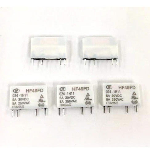 Para Relé De 5 Lotes Hf49fd 024-1h11 5a 30vdc 250vac 4 Pin