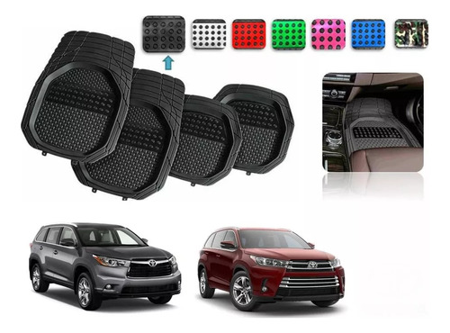 Tapetes 4pz Bandeja 3d Color Toyota Highlander 2014 A 2020