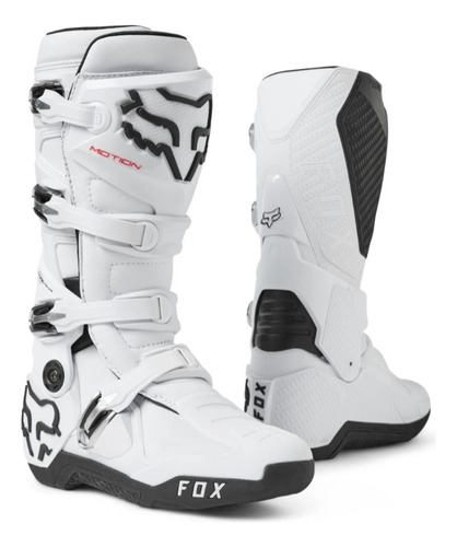 Botas Motion Adulto Blanca  Moto Enduro Fox Juri Atv