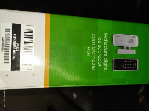 Fechadura Digital Intelbras Com Biometria Fr 220