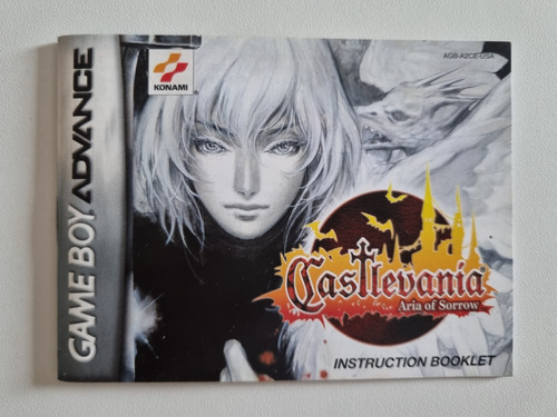 Instruction Booklet Castlevania Aria Of Sorrow Original