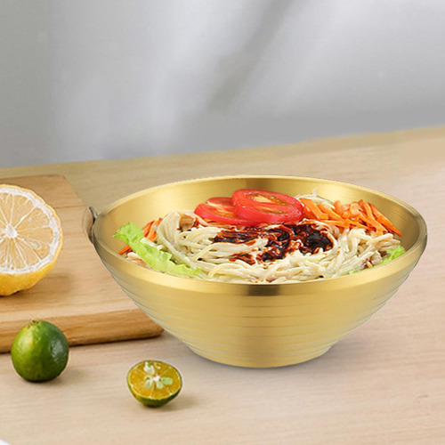 2* Tigela De Arroz De Aço Inoxidável Para Utensílios De Cozi