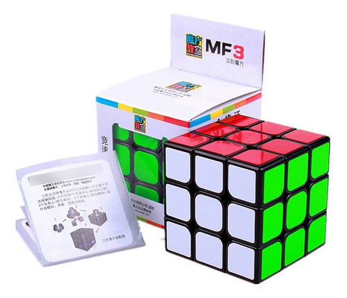 Cubo Rubik Moyu 3x3 Mf3 Rs Negro 