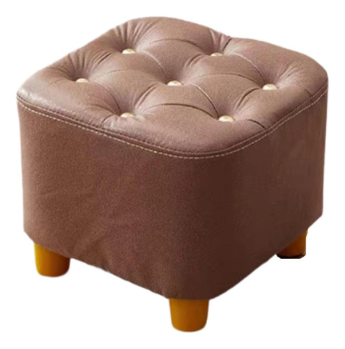 Reposapiés Pequeño, Taburete Otomano, Creativo, Marrón