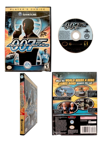 007 Agent Under Fire Nintendo Game Cube (Reacondicionado)