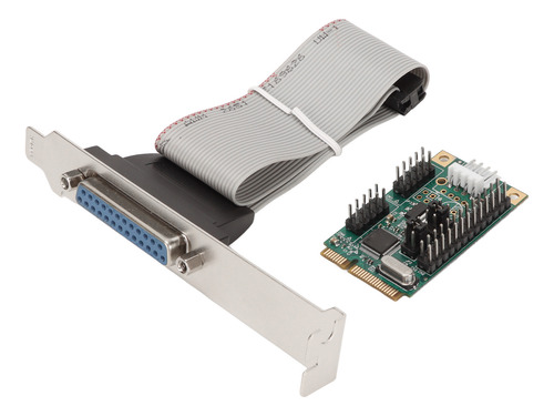Expansión De Tarjeta Vertical Pcie De Puerto Paralelo Minipc