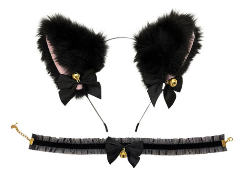 Diadema Estilo Conejo Con Forma De Oreja De Gato Para Mujer,