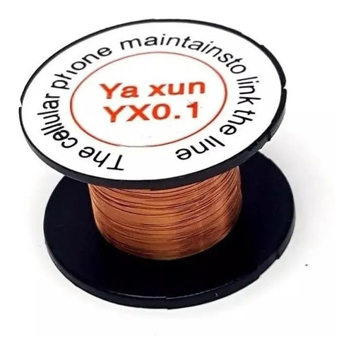 Imagem 2 de 2 de Fio De Cobre P/ Reparo Jamper Trilha Placa Celular 0.10mm