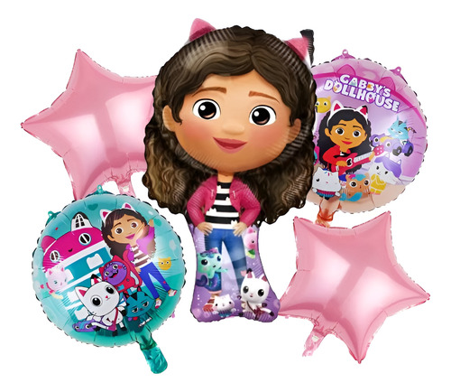 Pack Cumpleaños Gabby Para 10 Invitados (59 Pcs)