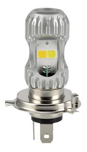 Foco Faro Delan Led H4 Luz Blanca/luz Amarilla Promoto 2 Pza