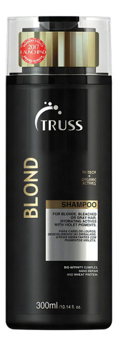 Shampoo Truss Professional Blond Blond Shampoo en garrafa de 300mL de 300g