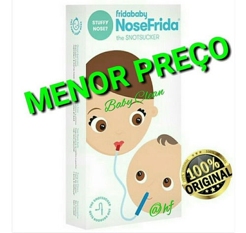 Nose Frida Original + 4 Filtros - Melhor Aspirador Nasal