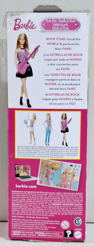 Boneca Barbie Estrelando Rock Mattel (Usado)
