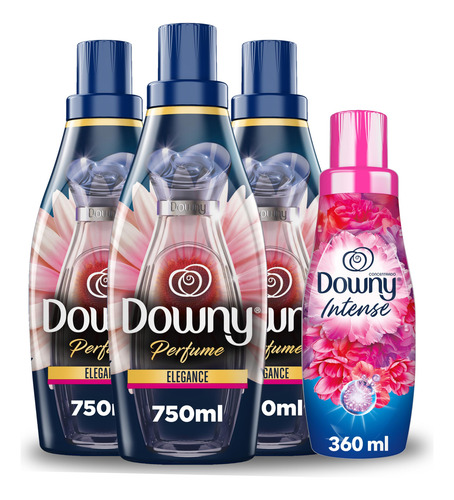 Suavizante De Telas Floral 360 Ml Y 3 Unidades Elegance