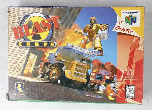 Blast Corps Nintendo 64 N64 En Caja Rtrmx Vj