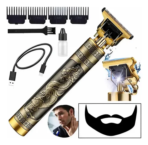 Máquina De Cortar Cabelo E Barba Sem Fio Premium