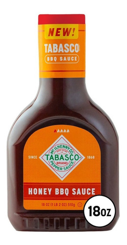 Tabasco Salsa Honey Bbq 532ml. Importado