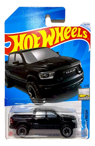 Hotwheels 2020 Ram 1500 Rebel 2024 Dodge Negro