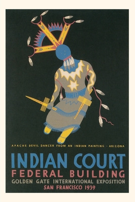 Libro Vintage Journal Poster Of Apache Devil Dancer - Fou...
