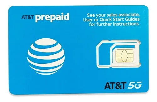 Chip Sim Card At&t Usa Estados Unidos Go Phone Prepago Att | Envío gratis