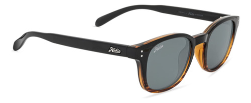 Hobie Gafas De Sol Wrights, Negro Brillante/grano De Madera