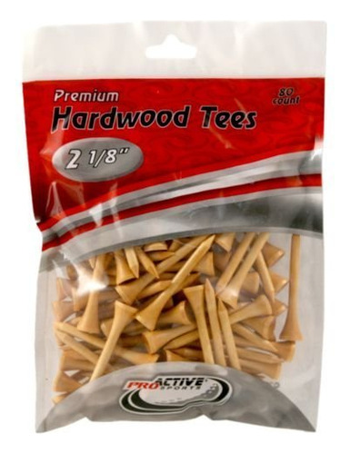 Proactive Sports 80 2 1 8 Tee Natural