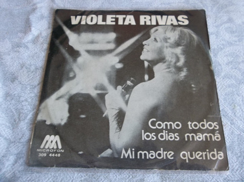 Violeta Rivas - Como Todos Los Dias Mama - 7 Simple Vinilo