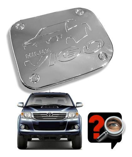 Hilux 2006 2015 Cubre Tapa Tanque Cromada Garant Tuningchrom