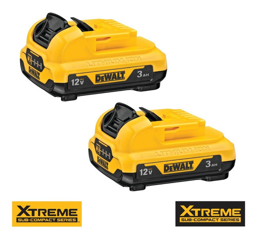 Set De 2 Baterias 12v Max 3.0 A.h Dewalt Dcb124-2