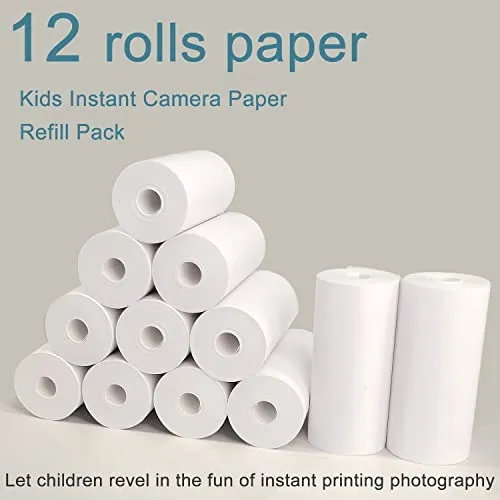 Cámara De Impresión Instantánea Sangrui Kids Con 12 Rollos D