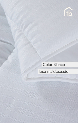 Acolchado Kavanagh Aspen Twin 1 1/2 Plaza+ Funda Almohadon