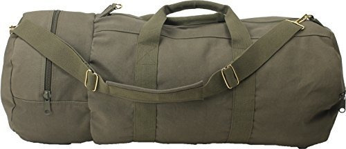 Bolso De Lona Grande De Lona De Algodon Armyu, Bolso Milita