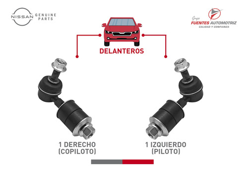 Jgo 2 Cacahuate Direccion Delantero Para Nissan Tsubame 1993