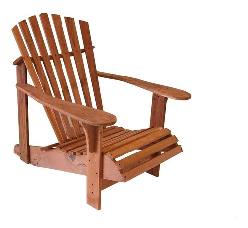 Imagen 3 de 8 de Sillón Adirondack Reposera Banco De Madera Para Jardín