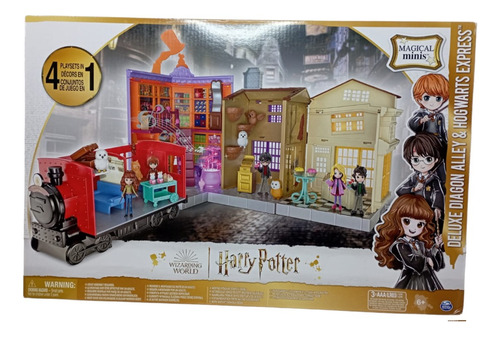 Wizarding World Harry Potter Set 4 En 1 Diagon Alley Hogwart