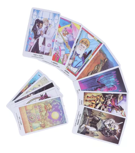 Compre 78 peças interessantes conjunto de cartas de adivinhação Rider-Waite  Oracle, o baralho de taro selvagem e desconhecido