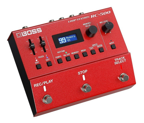 Pedal De Loop Station Boss Rc500 Pantalla Lcd