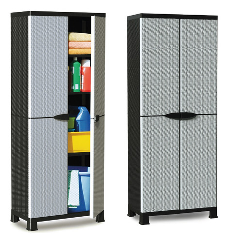 Armario Plastico Para Exterior E Interior Ram Madera Utility